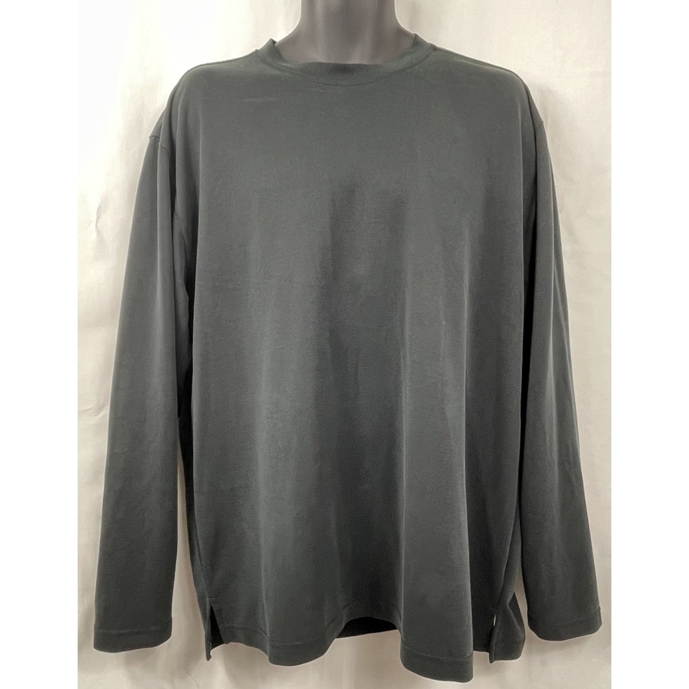 Michael Brandon Long Sleeve‎ Black Casual T Shirt Size Large